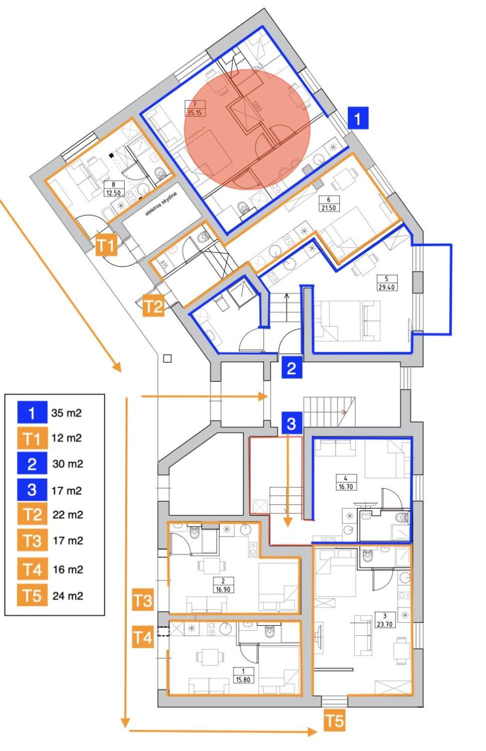 Tilzes Studio Apartaments, Self Check-In, Free Parking, Comfort Klaipeda Bilik gambar