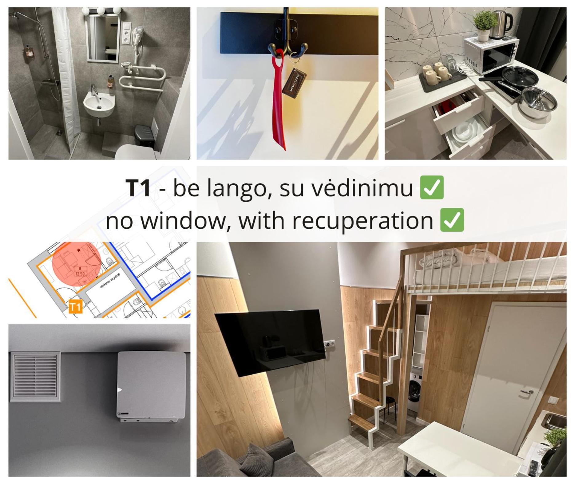 Tilzes Studio Apartaments, Self Check-In, Free Parking, Comfort Klaipeda Bilik gambar